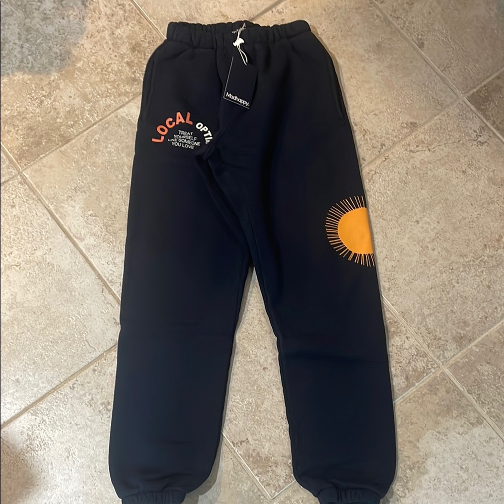 Madhappy local optimist fleece sweatpants S (matching crew sold separately)